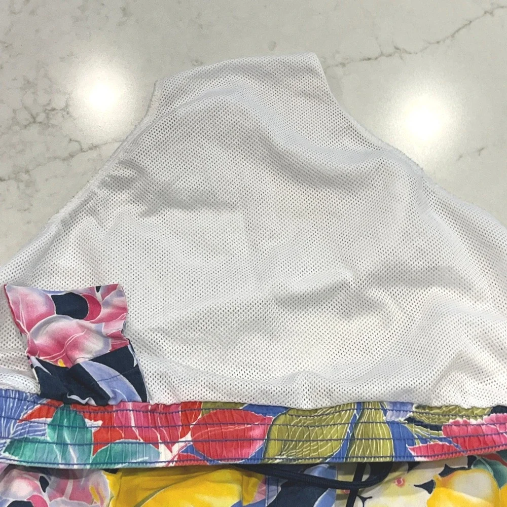 Polo Ralph Lauren Swim Trunks Mens XXL Multicolor Cotton Nylon Floral Tropical‎
